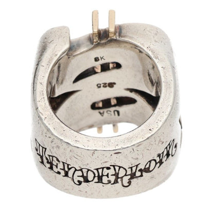 TENDERLOIN Dollar 8K Silver Diamond Ring Size ONE SIZE