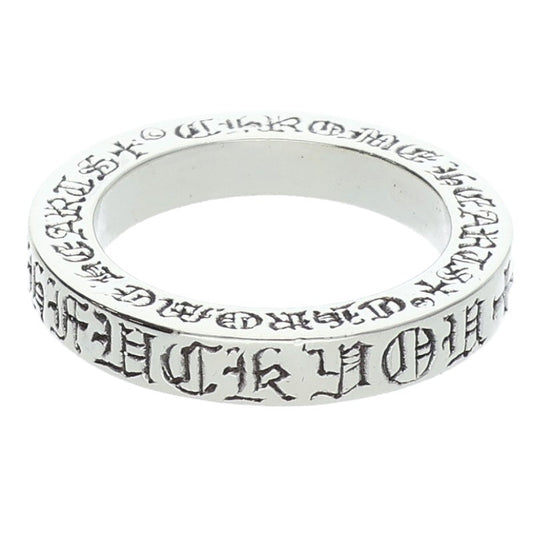 Chrome Hearts mm Ring Silver Size 6.5 (Silver 4.95g)