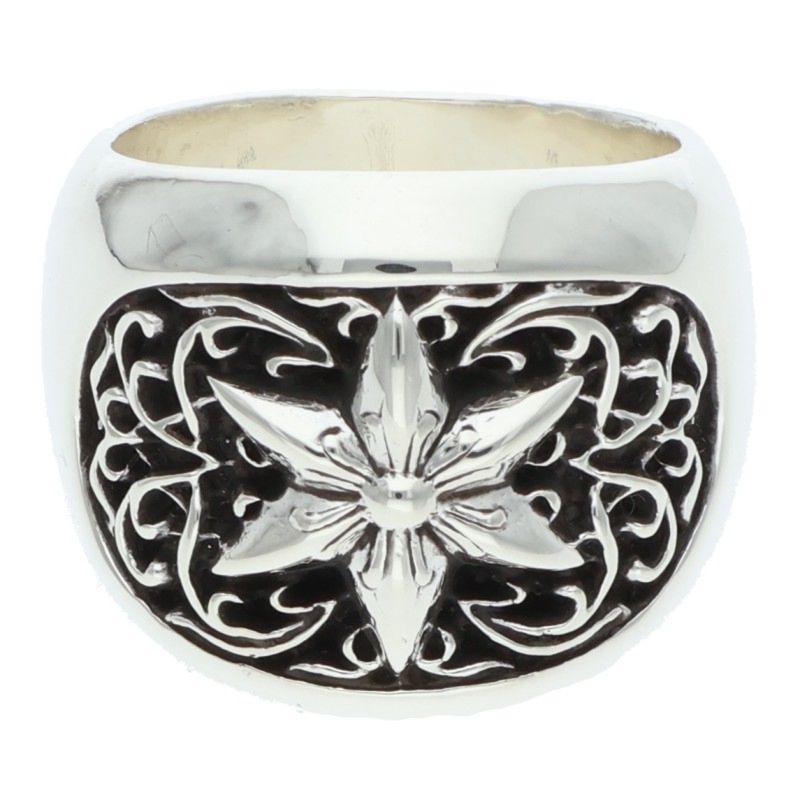 Chrome Hearts CLSSC OVAL STAR 925 Silver Ring Size US 12.5
