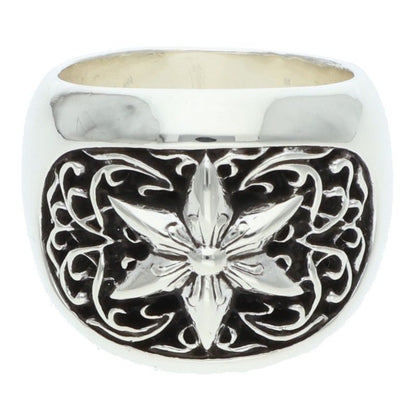 Chrome Hearts CLSSC OVAL STAR 925 Silver Ring Size US 12.5