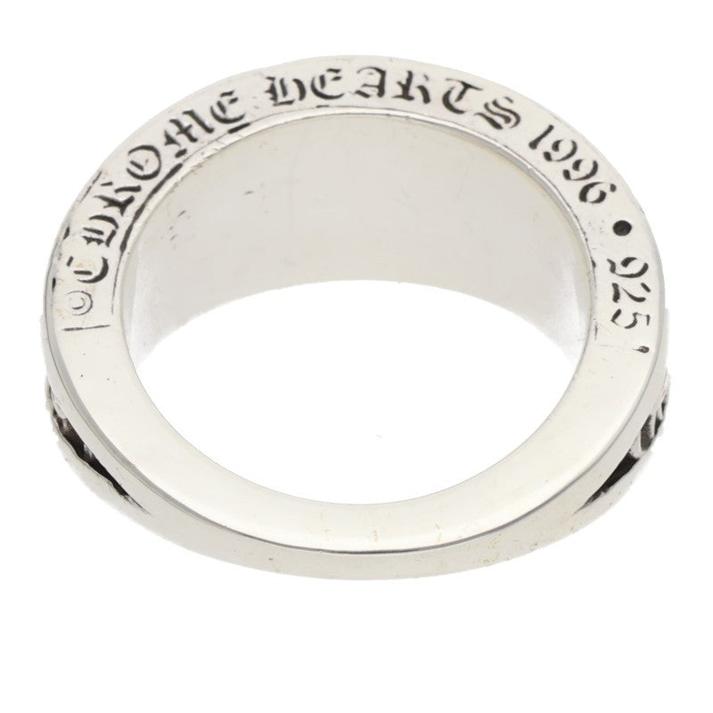 Chrome Hearts NARROW V BS Fleur Silver Ring Size ONE SIZE