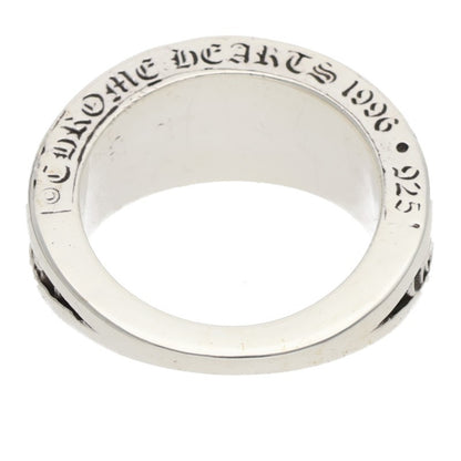 Chrome Hearts NARROW V BS Fleur Silver Ring Size ONE SIZE