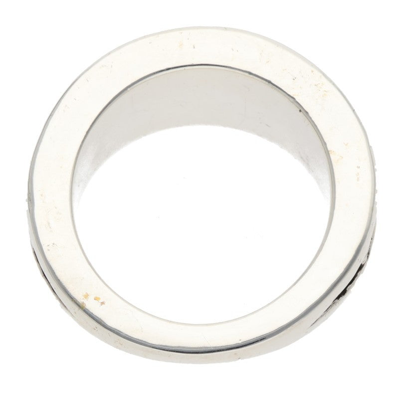 Chrome Hearts NARROW V BS Fleur Silver Ring Size ONE SIZE