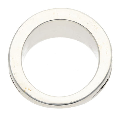 Chrome Hearts NARROW V BS Fleur Silver Ring Size ONE SIZE