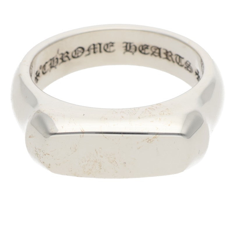 Chrome Hearts LIL PJ Plain 925 Silver Ring Size US 12