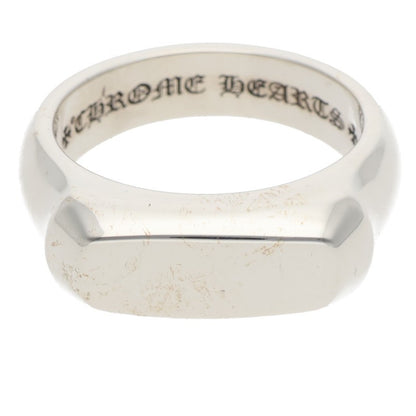 Chrome Hearts LIL PJ Plain 925 Silver Ring Size US 12
