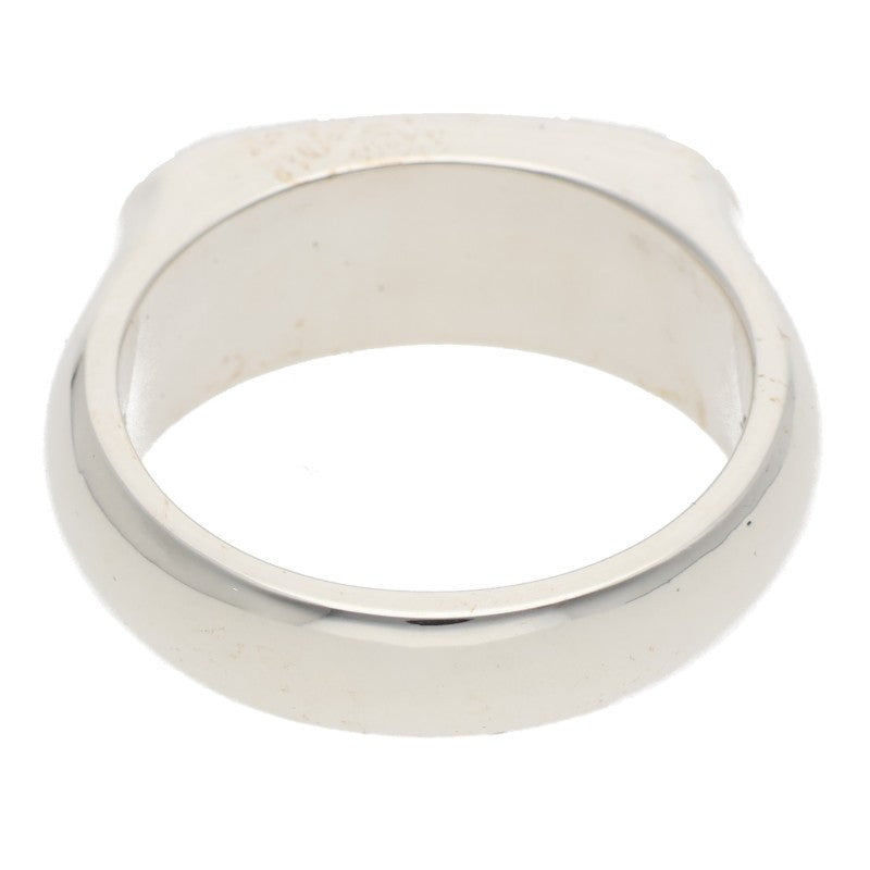 Chrome Hearts LIL PJ Plain 925 Silver Ring Size US 12