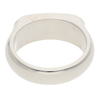 Chrome Hearts LIL PJ Plain 925 Silver Ring Size US 12