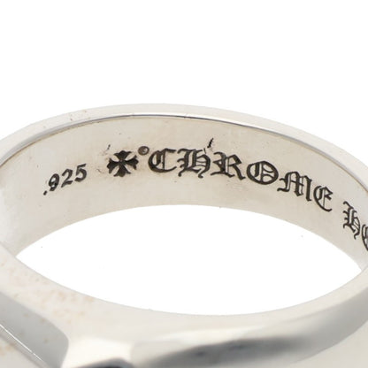 Chrome Hearts LIL PJ Plain 925 Silver Ring Size US 12