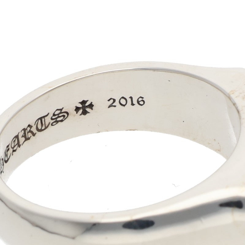 Chrome Hearts LIL PJ Plain 925 Silver Ring Size US 12