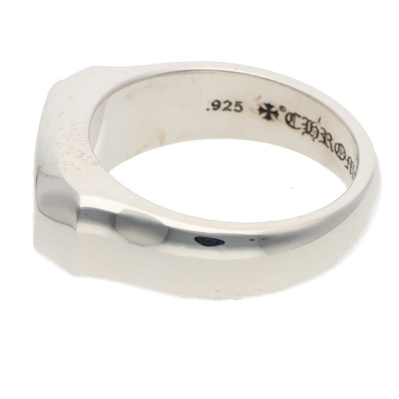 Chrome Hearts LIL PJ Plain 925 Silver Ring Size US 12