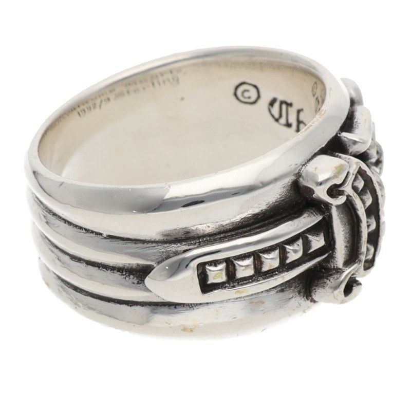 Chrome Hearts Dagger Sterling Silver Ring Size US 8