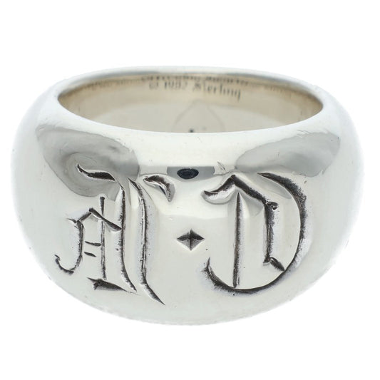 Chrome Hearts SEAL STAMP Sterling Silver Ring Size ONE SIZE