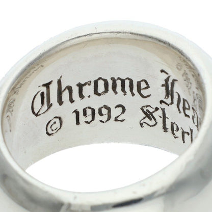 Chrome Hearts SEAL STAMP Sterling Silver Ring Size ONE SIZE