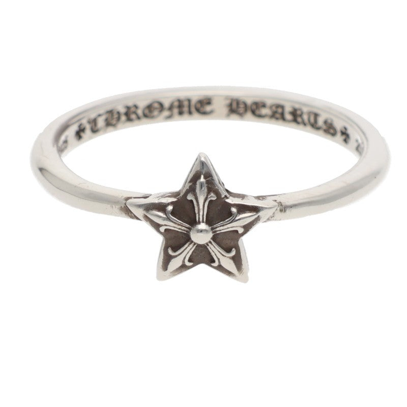 Chrome Hearts BUBBLGM STAR Silver Ring Size US 6