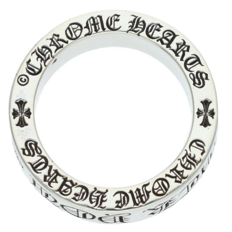 Chrome Hearts 6mm SPACER FUCKYOU Silver Ring Size US 6.5