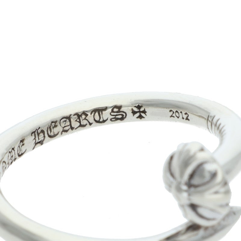 Chrome Hearts NAIL CRSBALL Silver Ring Size US 11.5
