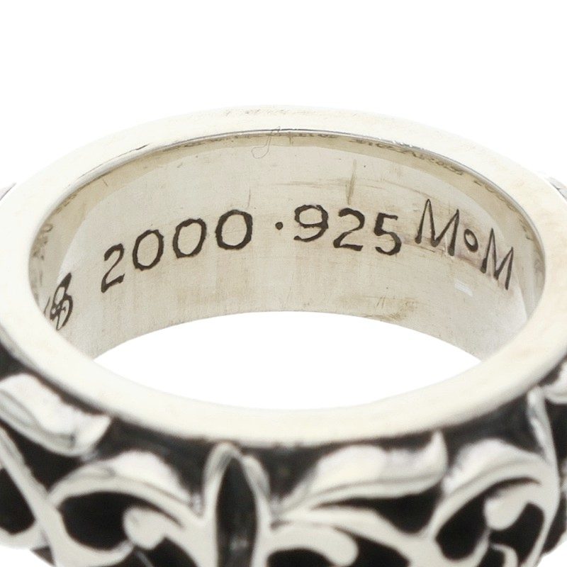 Chrome Hearts ETRNITY VINE BAND Silver Ring Size US 5
