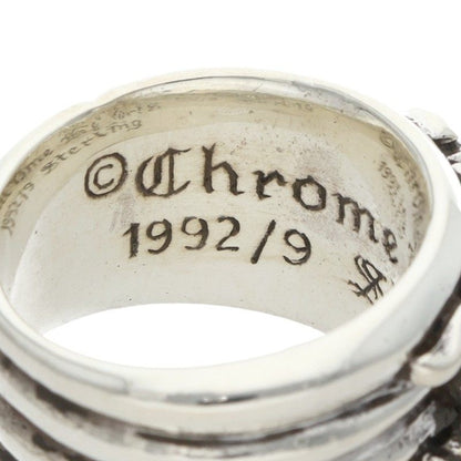 Chrome Hearts DAGGER PAVE Diamond Silver Ring Size US 8