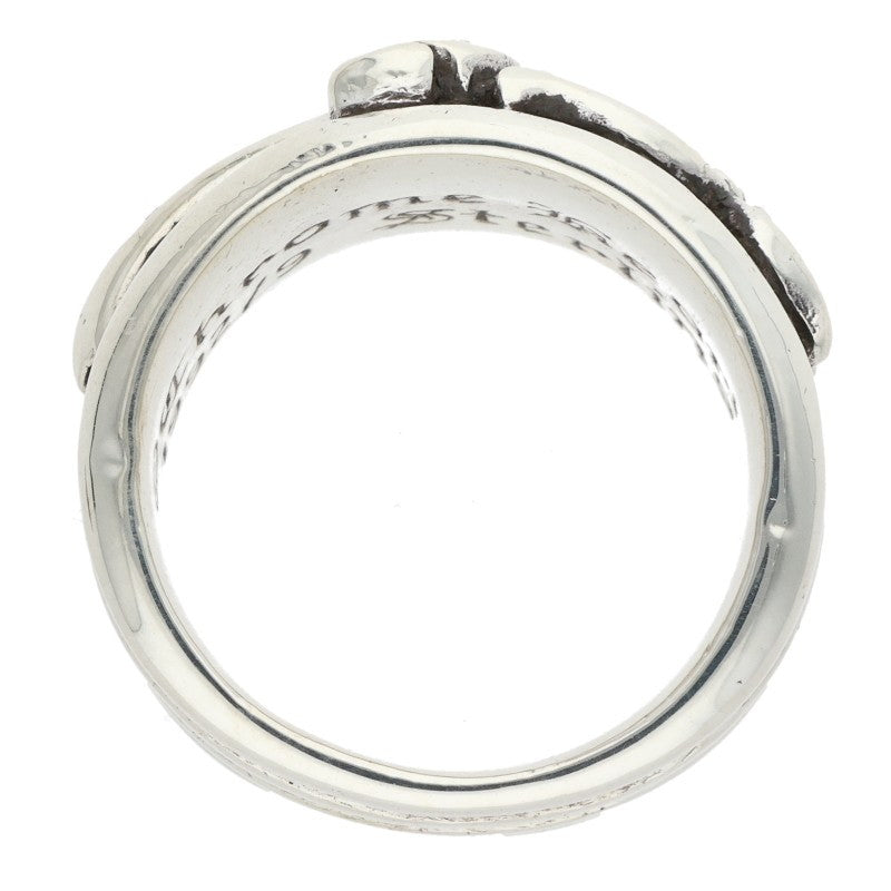 Chrome Hearts DAGGER PAVE Diamond Silver Ring Size US 8