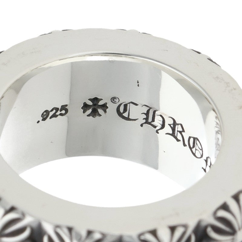 Chrome Hearts PETE PUNK DOUBLE ROW Silver Ring Size US 8