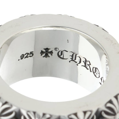 Chrome Hearts PETE PUNK DOUBLE ROW Silver Ring Size US 8