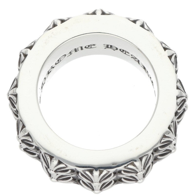 Chrome Hearts PETE PUNK DOUBLE ROW Silver Ring Size US 8