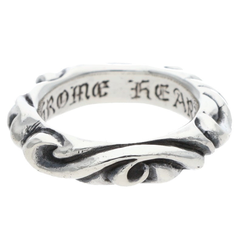 Chrome Hearts SCRL BAND Ring Silver (Silver 5.2g)