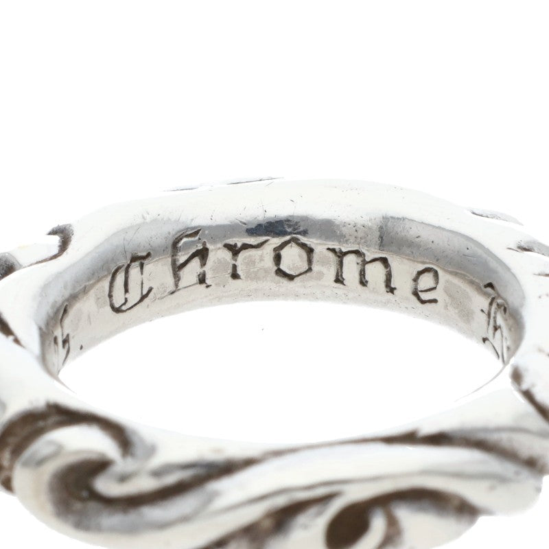 Chrome Hearts SCRL BAND Ring Silver (Silver 8.05g)
