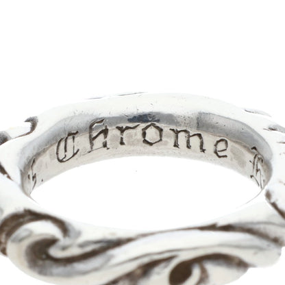 Chrome Hearts SCRL BAND Ring Silver (Silver 8.05g)