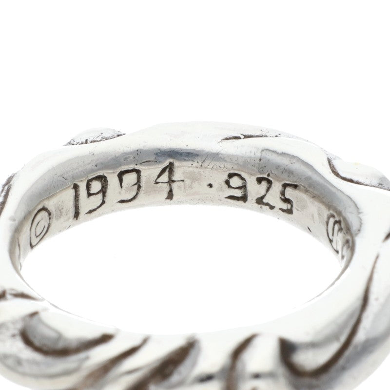 Chrome Hearts SCRL BAND Ring Silver (Silver 8.05g)