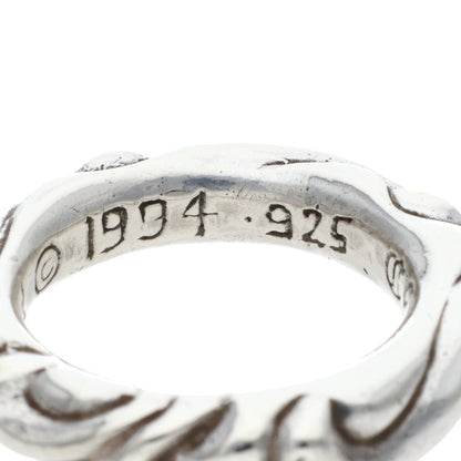 Chrome Hearts SCRL BAND Ring Silver (Silver 8.05g)