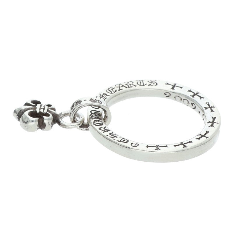 Chrome Hearts NTFL wBS Fleur Motif Silver Ring Size US 6