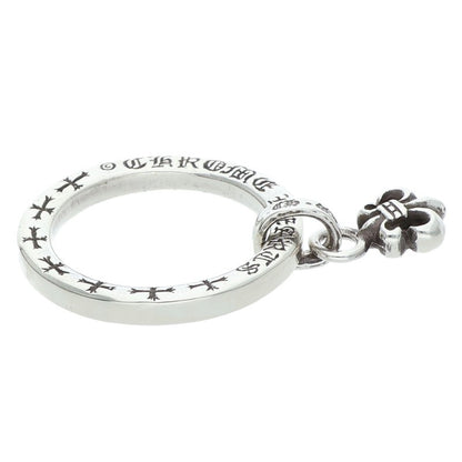 Chrome Hearts NTFL wBS Fleur Motif Silver Ring Size US 6