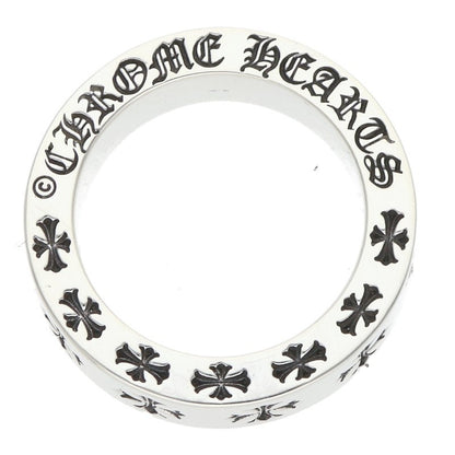 Chrome Hearts 6mm SPACER FOREVER Silver Ring Size US 5