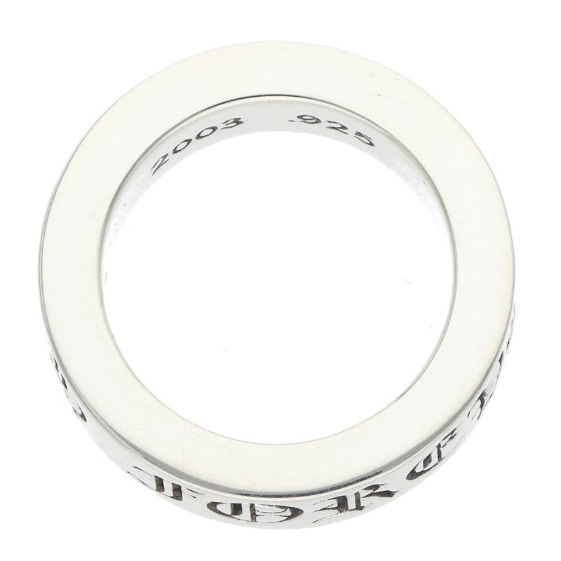 Chrome Hearts 6mm SPACER FOREVER Silver Ring Size US 5