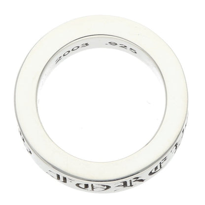 Chrome Hearts 6mm SPACER FOREVER Silver Ring Size US 5