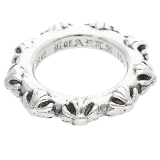 Chrome Hearts CROSS BAND Silver Ring Size ONE SIZE