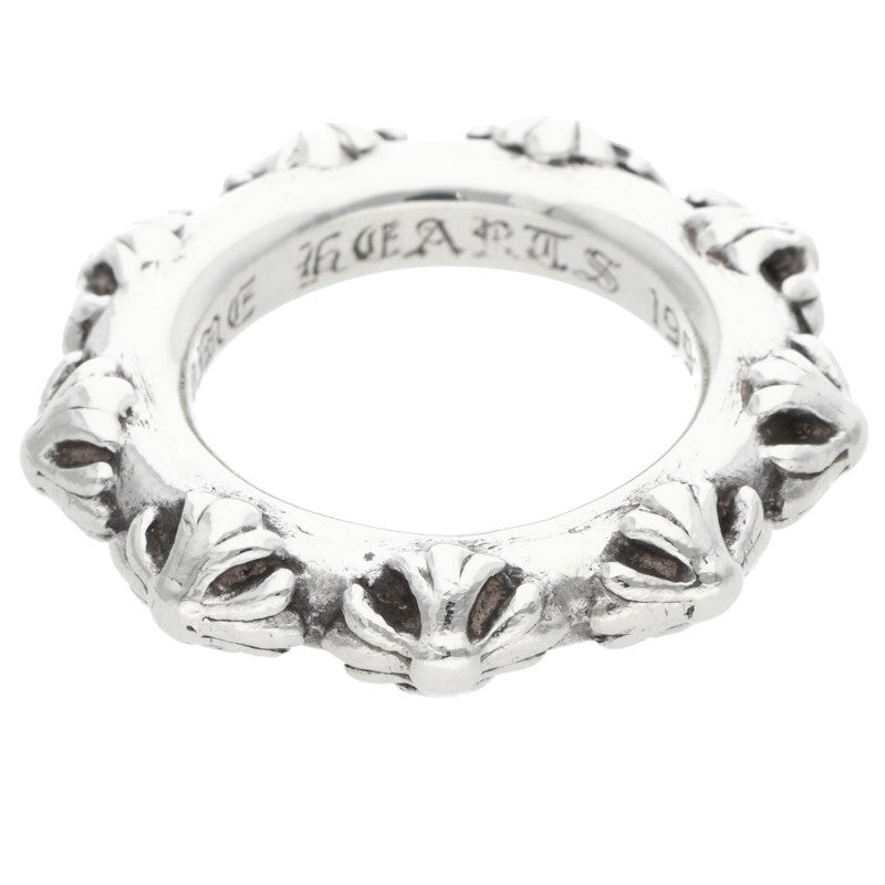 Chrome Hearts CROSS BAND Silver Ring Size US 7.5