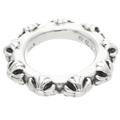 Chrome Hearts CROSS BAND Silver Ring Size US 7.5