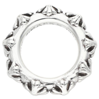 Chrome Hearts CROSS BAND Silver Ring Size US 7.5