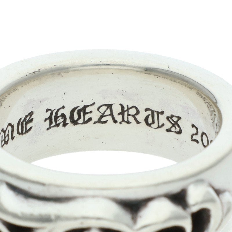 Chrome Hearts DBL Narrow Vine Band Silver Ring Size US 7