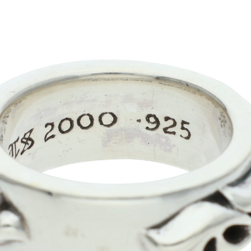 Chrome Hearts DBL Narrow Vine Band Silver Ring Size US 7
