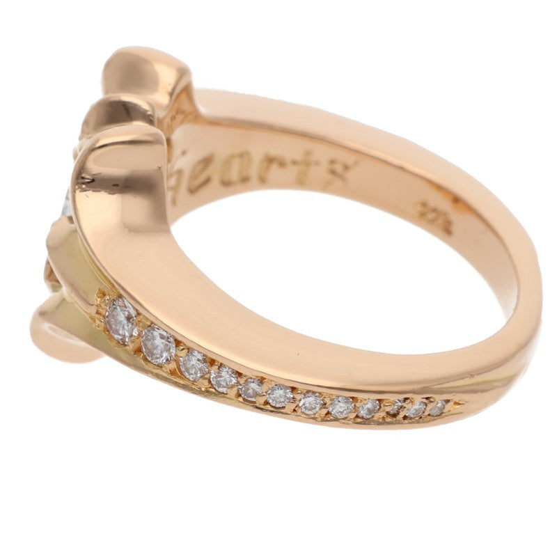 Chrome Hearts 22K Pave Baguette Diamond Ring Size US 8