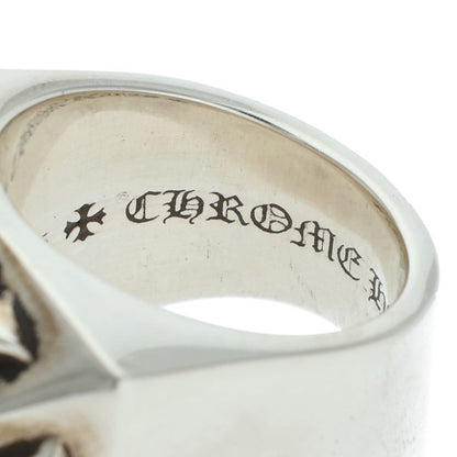 Chrome Hearts CH Plus Pyramid Silver Ring Size US 6