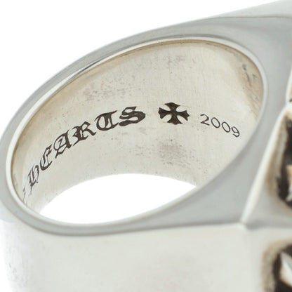 Chrome Hearts CH Plus Pyramid Silver Ring Size US 6