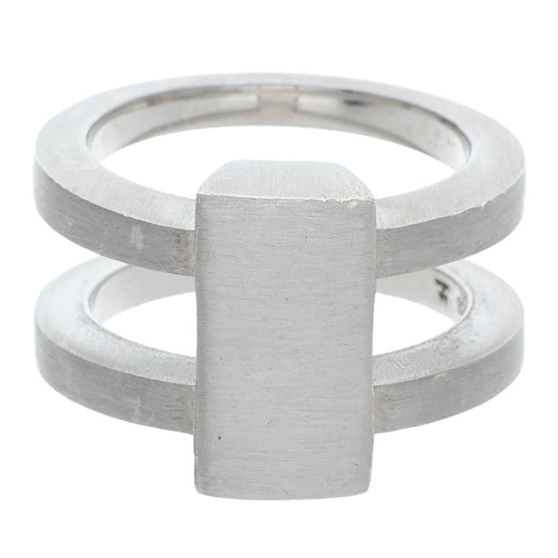 TOM WOOD Vault 925 Silver Ring Size ONE SIZE