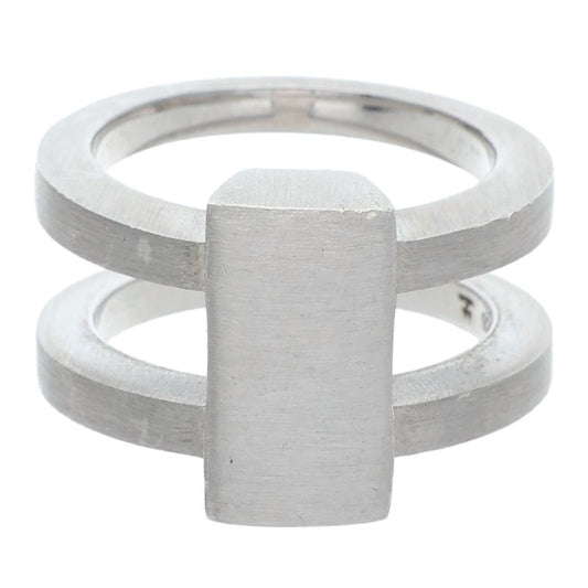 TOM WOOD Vault 925 Silver Ring Size ONE SIZE