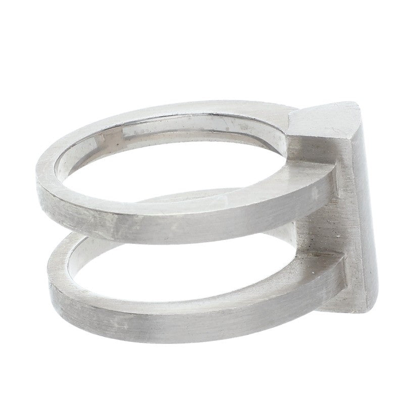 TOM WOOD Vault 925 Silver Ring Size ONE SIZE