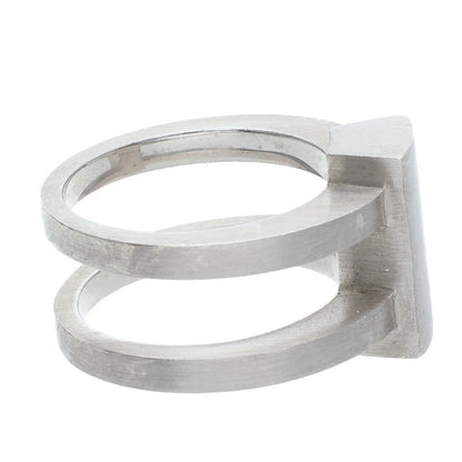 TOM WOOD Vault 925 Silver Ring Size ONE SIZE